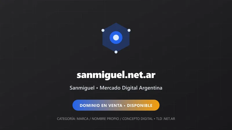 Identidad gráfica y activo digital para Sanmiguel en Argentina